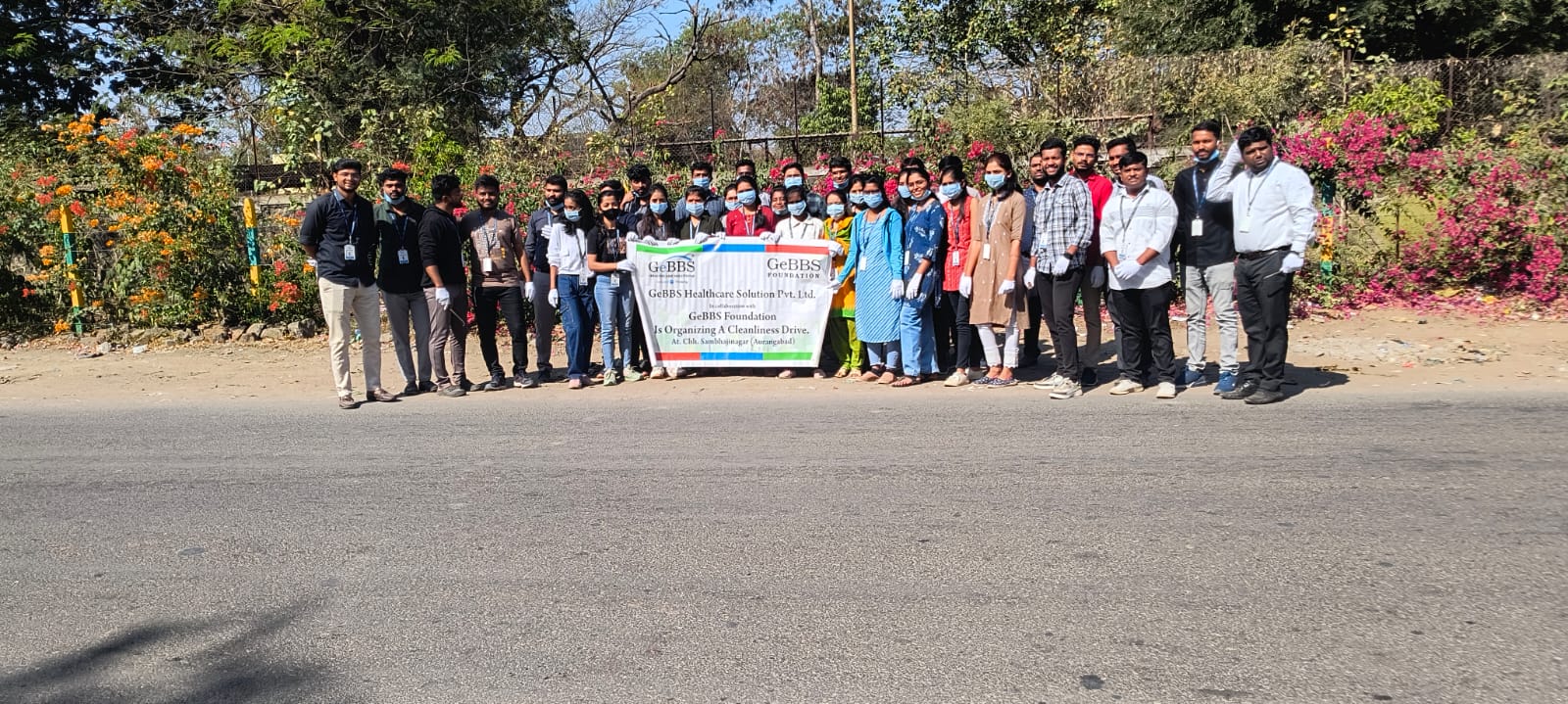 vijay Green and clean drive with gebbs pvt Ltd